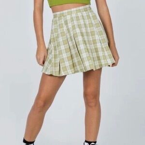 Princess Polly Carrie Mini Skirt Green
